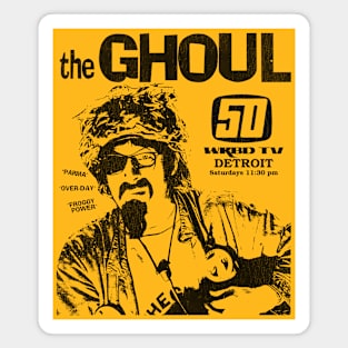 The Ghoul - Horror Host Detroit 50 Magnet